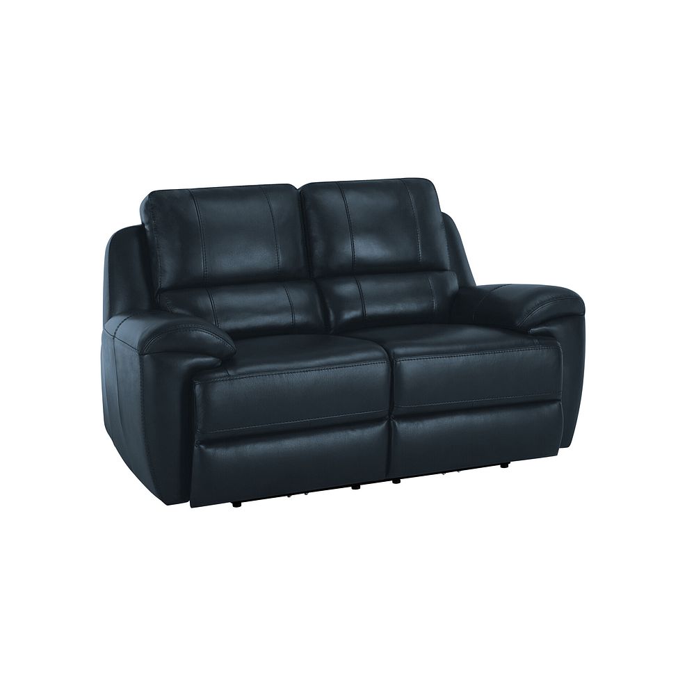 Austin 2 Seater Sofa in Blue Leather 1