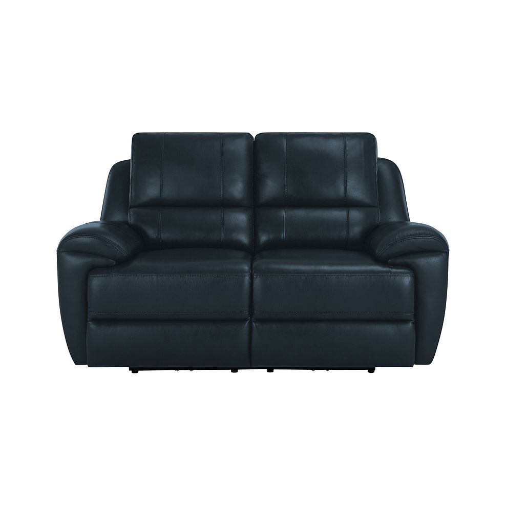 Austin 2 Seater Sofa in Blue Leather 2