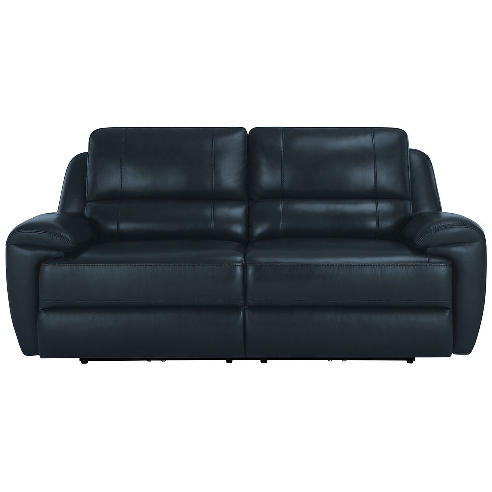 Austin 3 Seater Sofa in Blue Leather 2