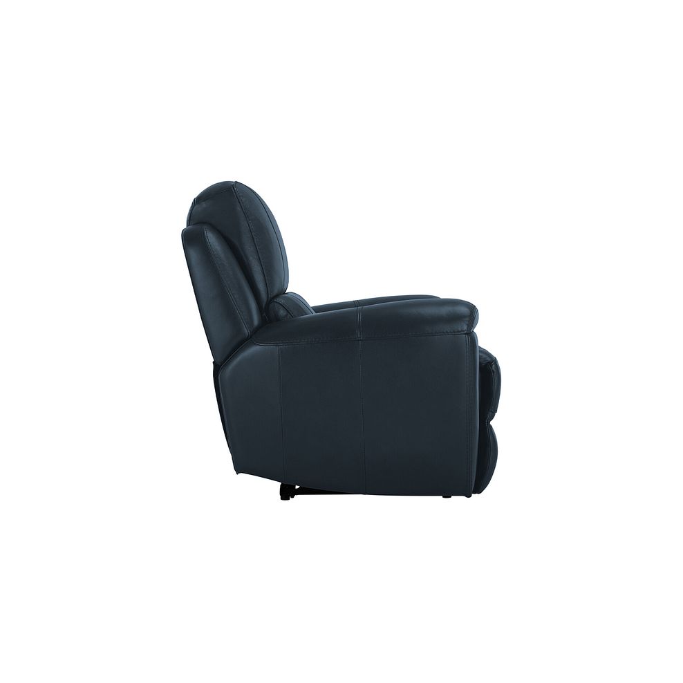 Austin Armchair in Blue Leather 4