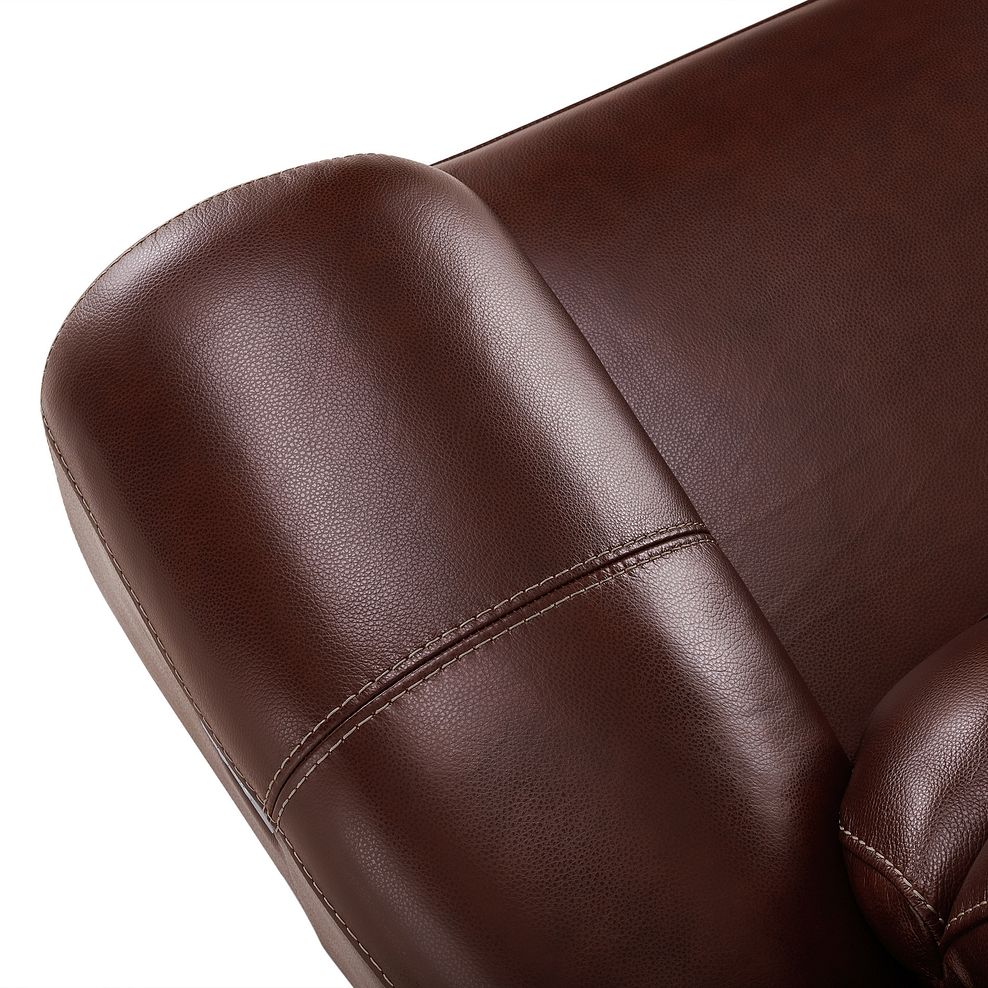 Austin Electric Recliner Armchair with Power Headrest in Tan Leather 11