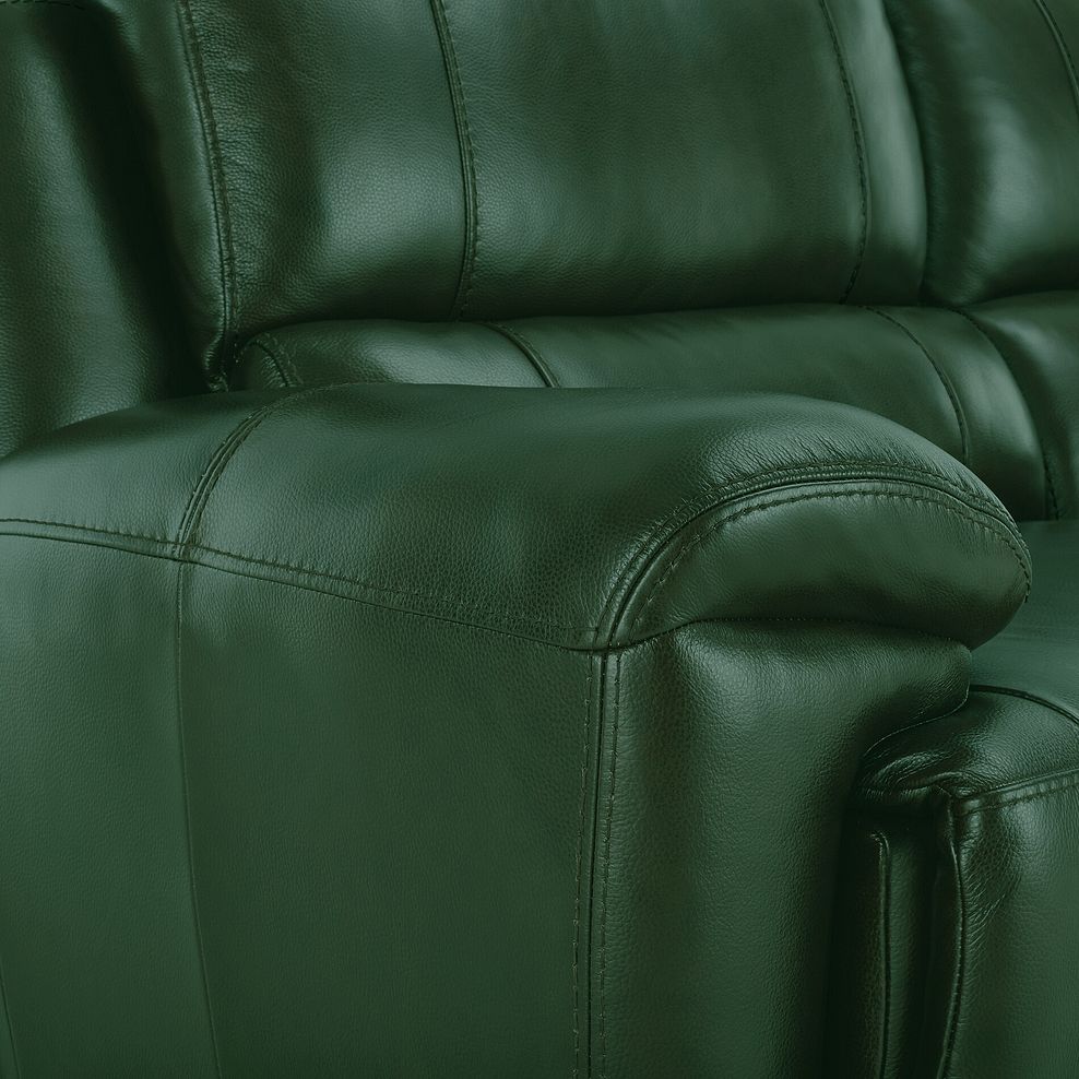 Austin 2 Seater Sofa in Green Leather 7