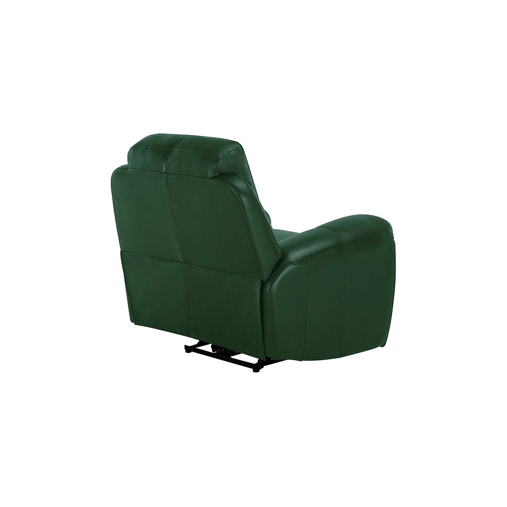 Austin Armchair in Green Leather 3