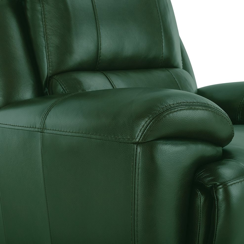 Austin Armchair in Green Leather 7