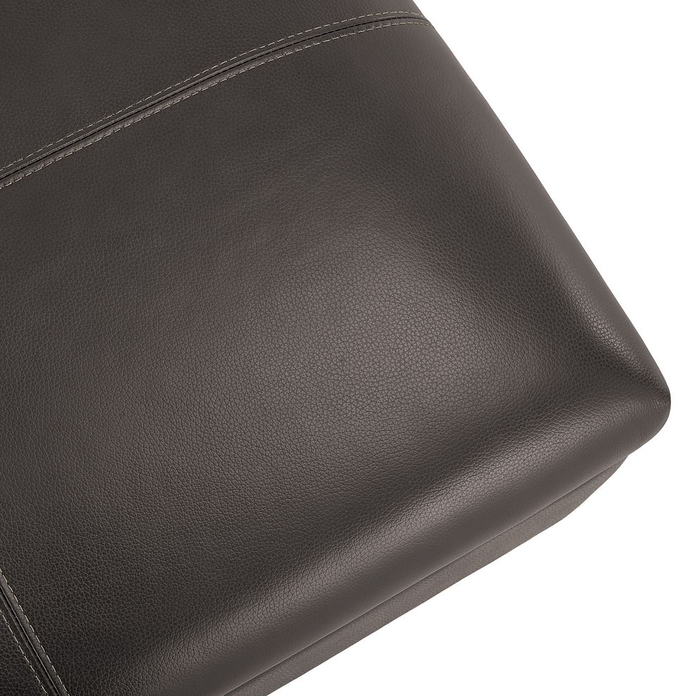 Austin Storage Footstool in Dark Grey Leather 6