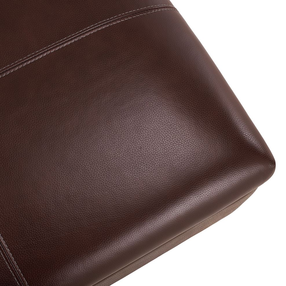 Austin Storage Footstool in Tan Leather 6