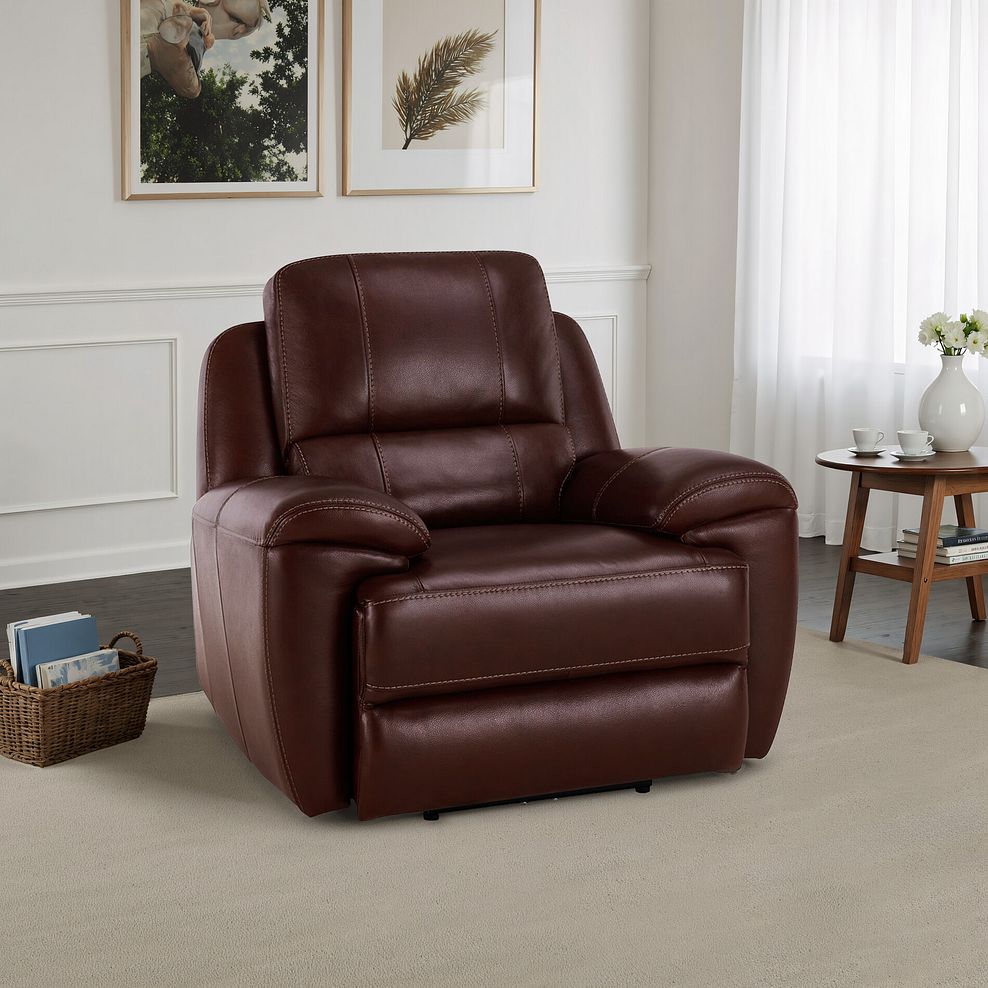 Austin Armchair in Tan Leather 1