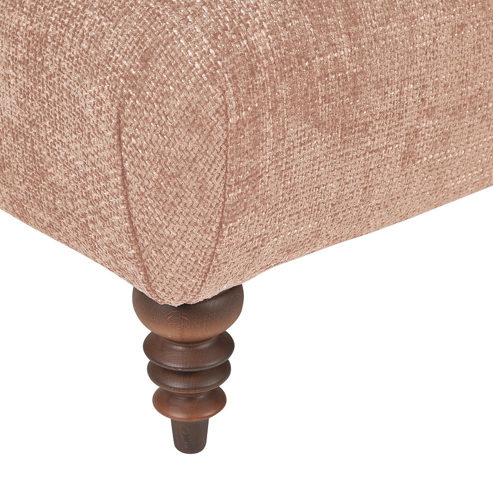 Bassett Footstool in Blush Fabric 4