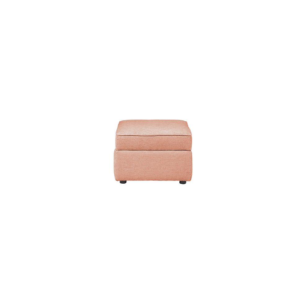 Bassett Storage Footstool in Blush Fabric 5