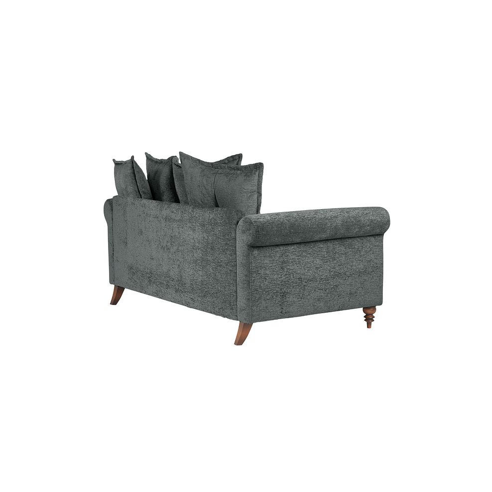 Bassett 2 Seater Pillow Back Sofa in Charcoal Fabric 3