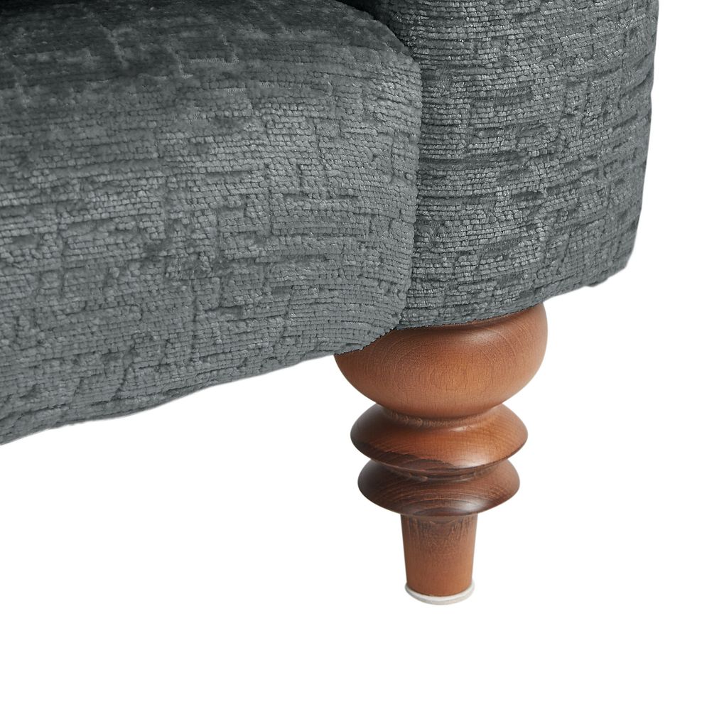 Bassett Armchair in Charcoal Fabric 5