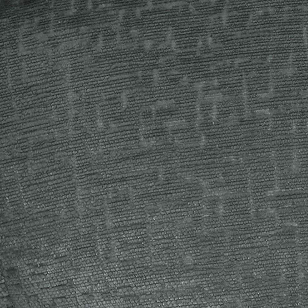 Bassett Footstool in Charcoal Fabric 4