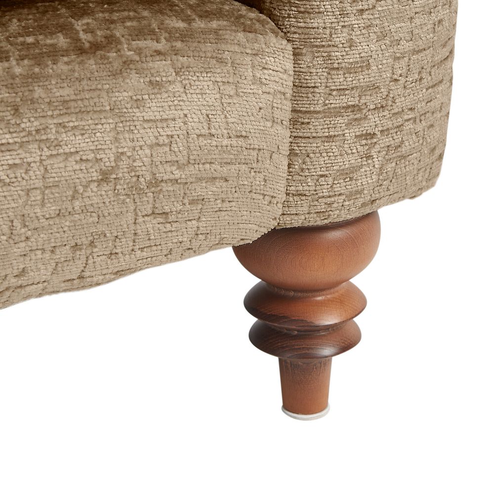 Bassett Armchair in Cocoa Fabric Thumbnail 5