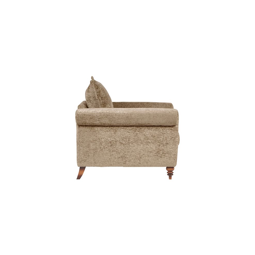 Bassett Armchair in Cocoa Fabric 4