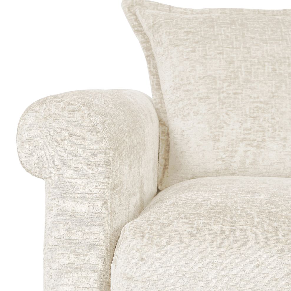 Bassett Armchair in Ecru Fabric 7