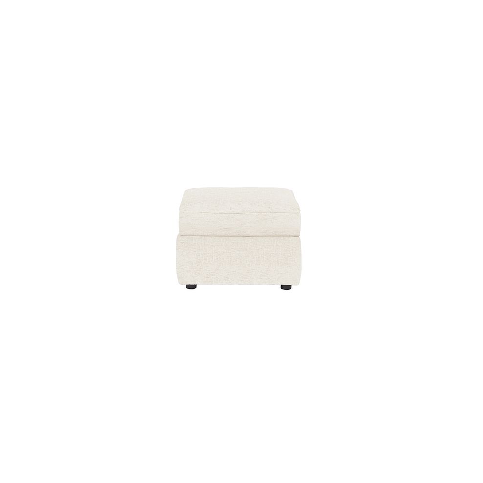 Bassett Storage Footstool in Ecru Fabric 5