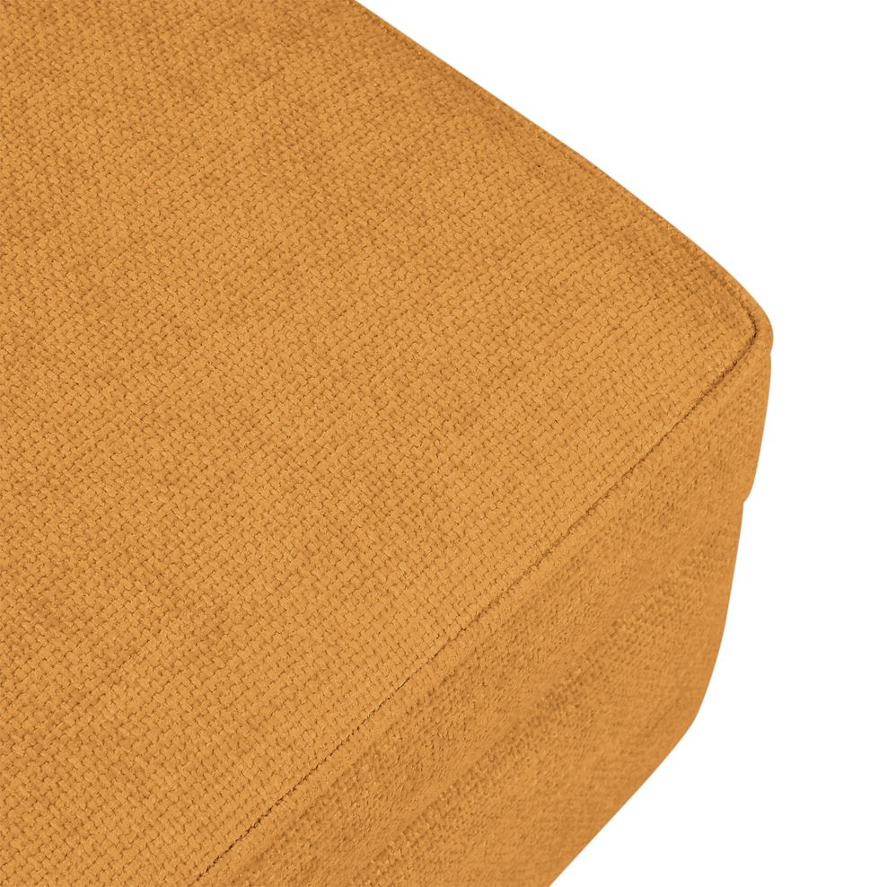 Bassett Storage Footstool in Gold Fabric 7