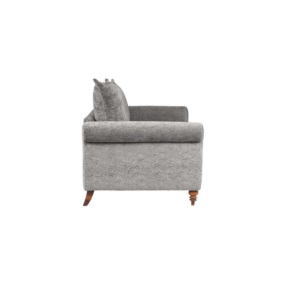 Bassett 2 Seater High Back Sofa in Grey Fabric 4