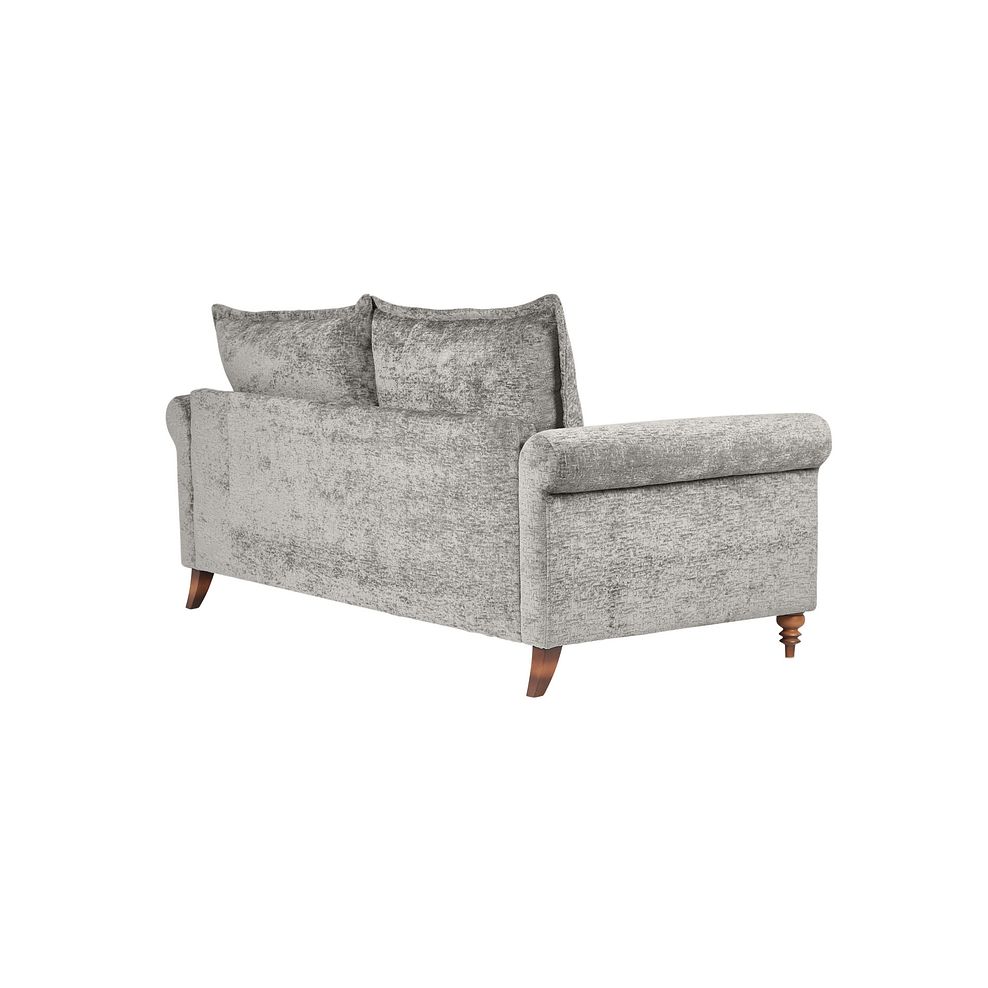Bassett 4 Seater High Back Sofa in Grey Fabric 3