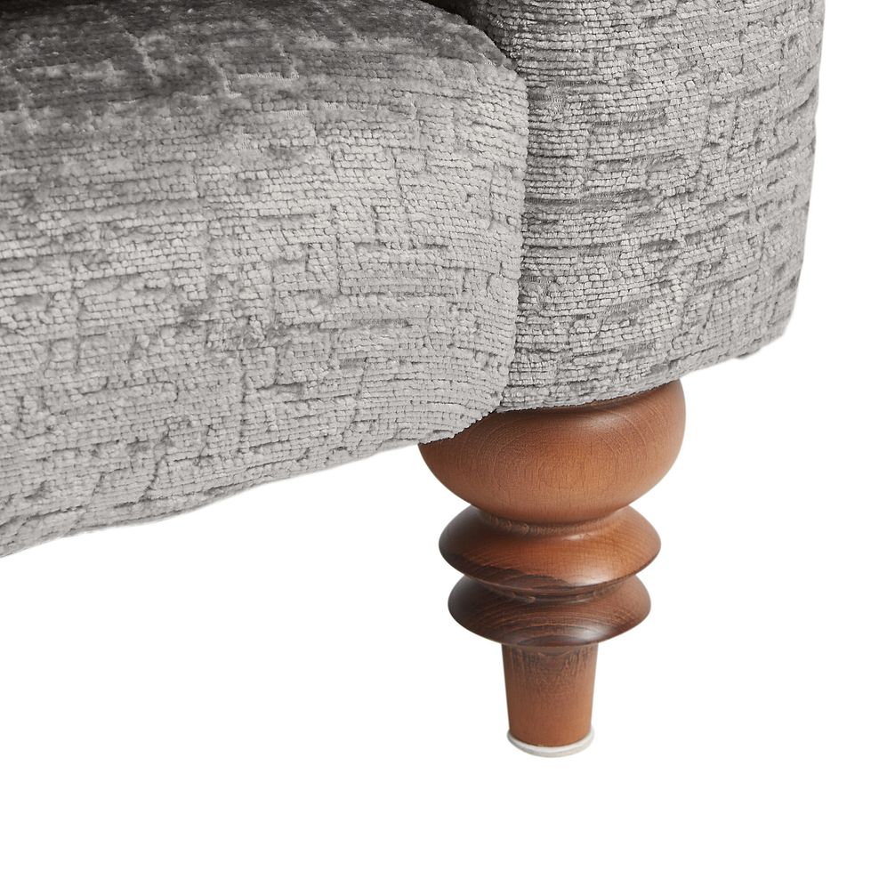 Bassett Armchair in Grey Fabric 5