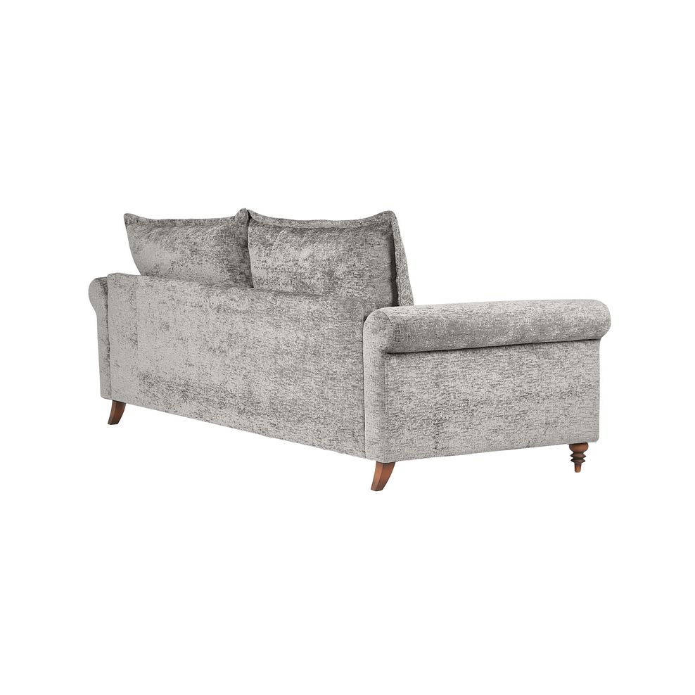 Bassett Large 4 Seater High Back Sofa in Grey Fabric 3