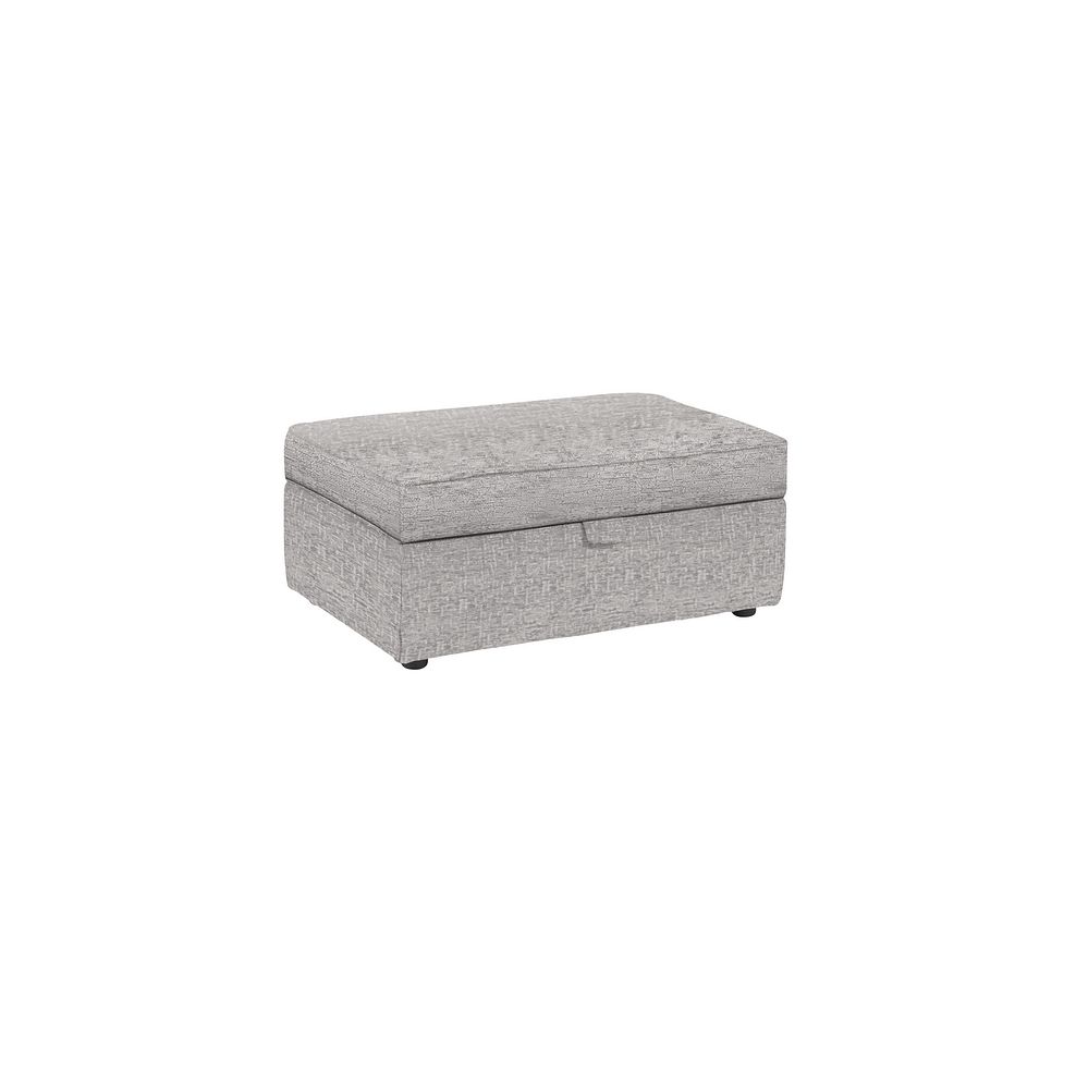 Bassett Storage Footstool in Grey Fabric 1