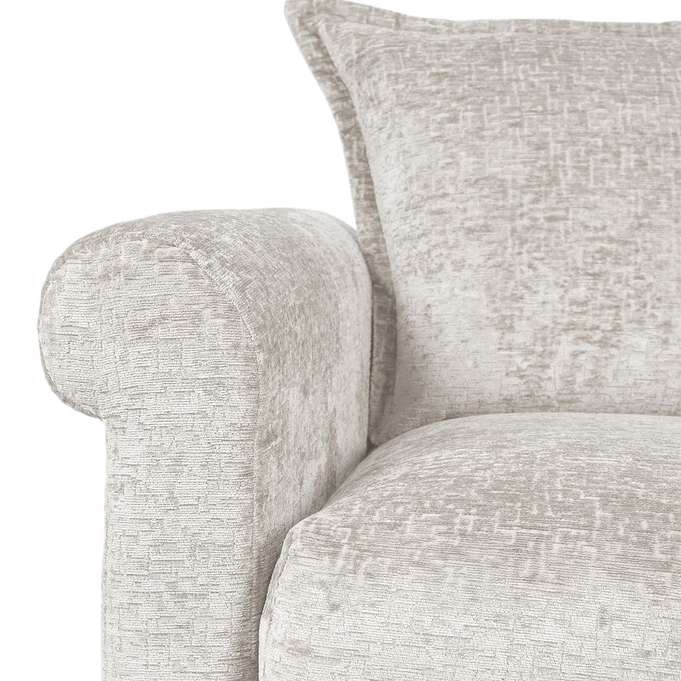 Bassett 2 Seater High Back Sofa in Natural Fabric 6