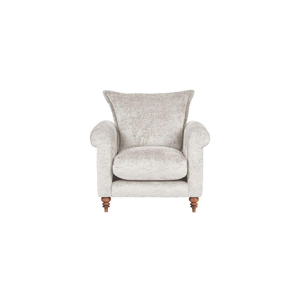 Bassett Armchair in Natural Fabric 2