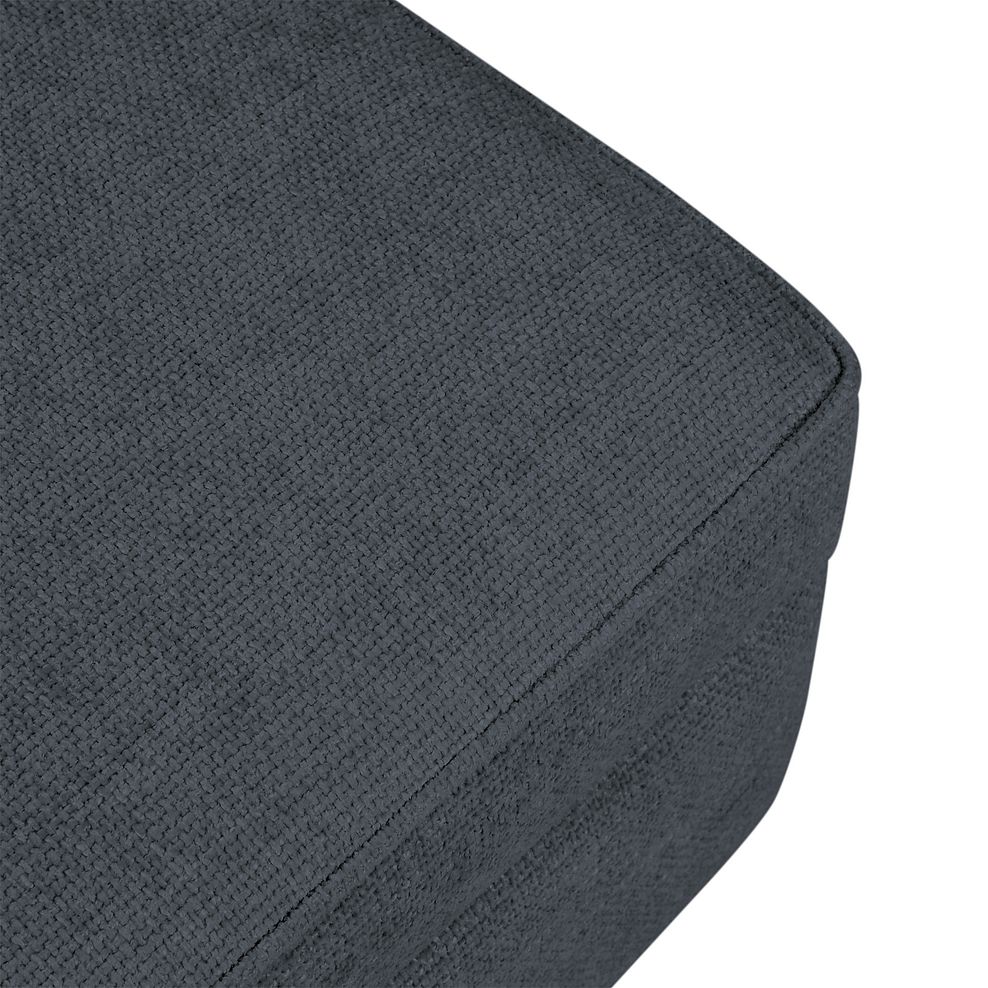 Bassett Storage Footstool in Steel Fabric 7