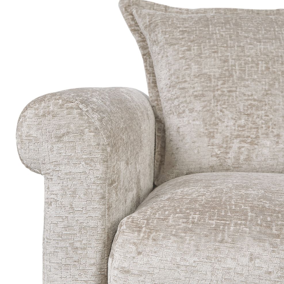 Bassett Armchair in Truffle Fabric 9