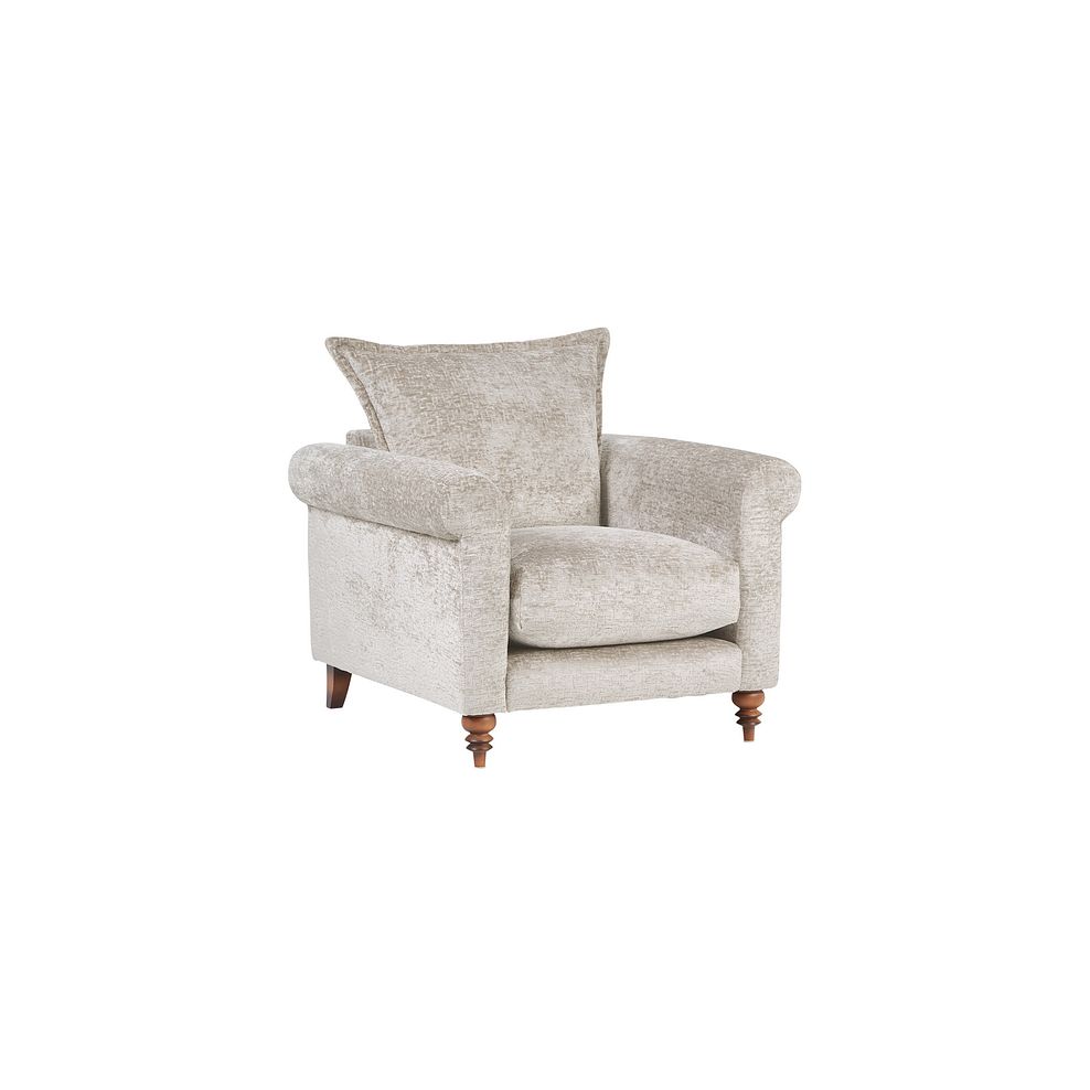 Bassett Armchair in Truffle Fabric 3
