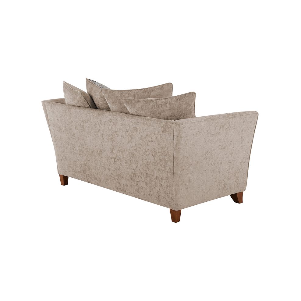 Broadway 2 Seater Pillow Back Sofa in Beige fabric 3