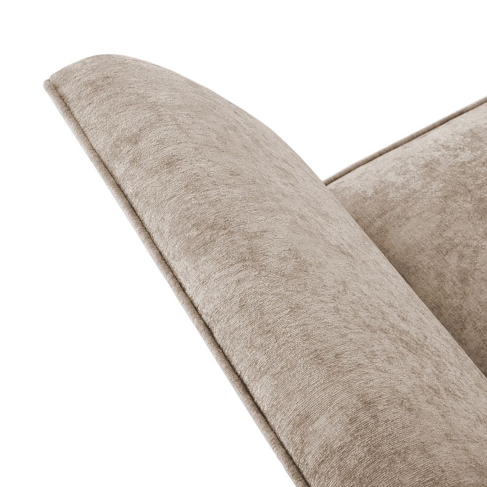 Broadway 2 Seater Pillow Back Sofa in Beige fabric 6