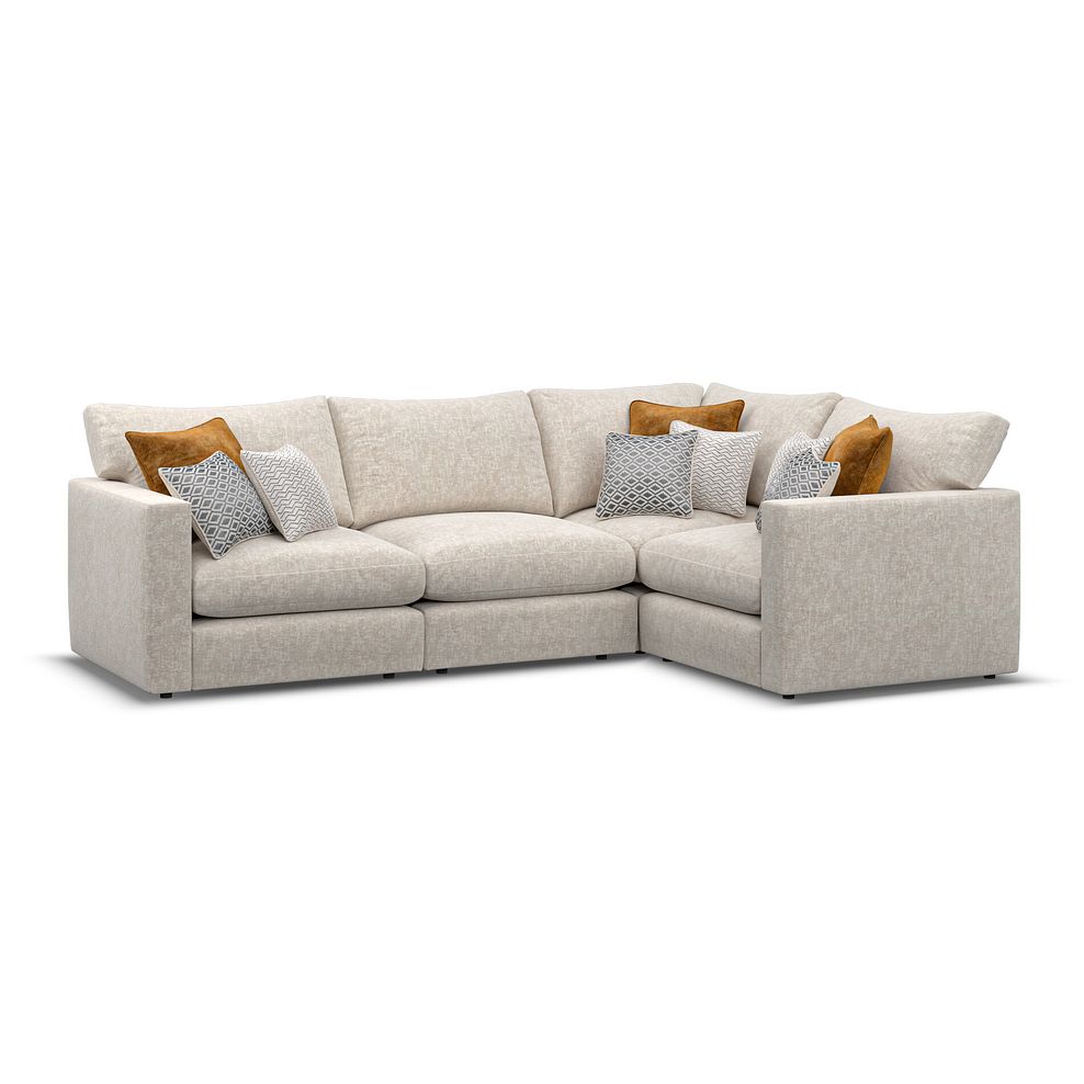 Malvern 4 Seat Modular Corner Sofa in Beige fabric - Group 2 2
