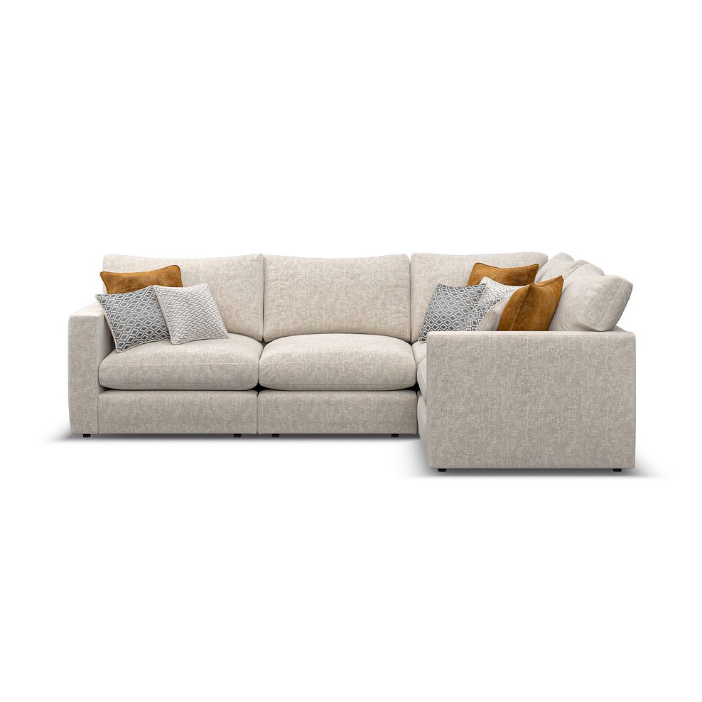Malvern 4 Seat Modular Corner Sofa in Beige fabric - Group 2 3