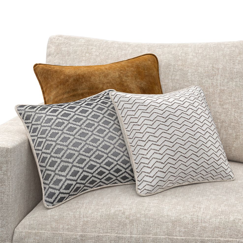 Malvern 4 Seat Modular Corner Sofa in Beige fabric - Group 2 6