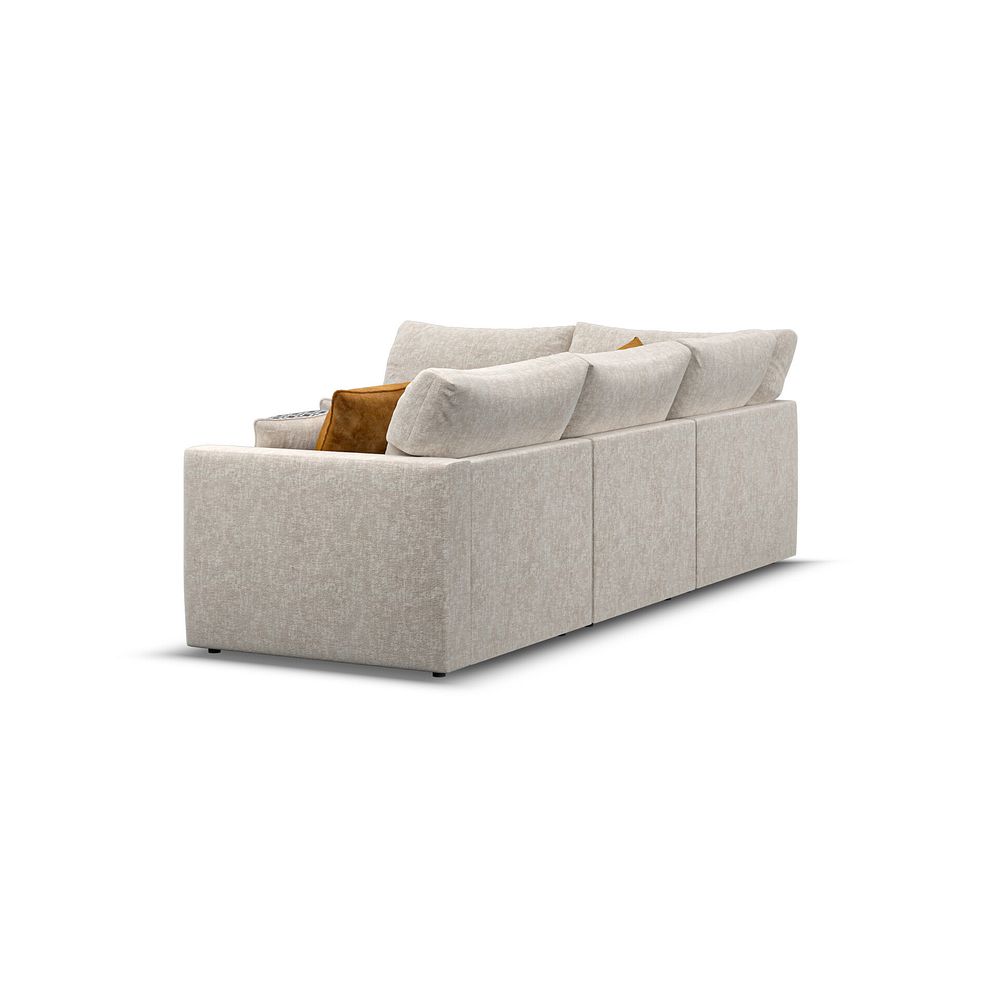 Malvern 4 Seat Right Hand Modular Corner Sofa in Beige fabric - Group 5 3