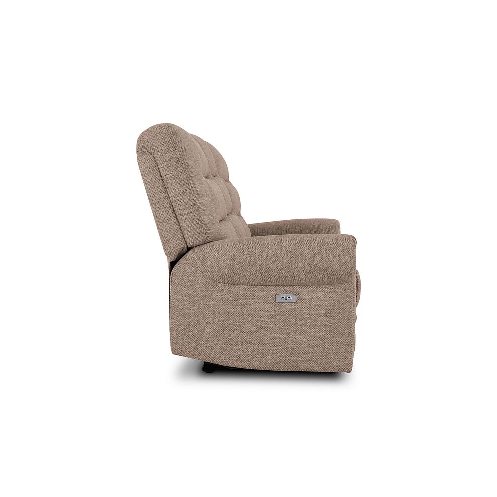 Eastbourne Recliner 3 Seater with USB in Dorset Beige Fabric 7