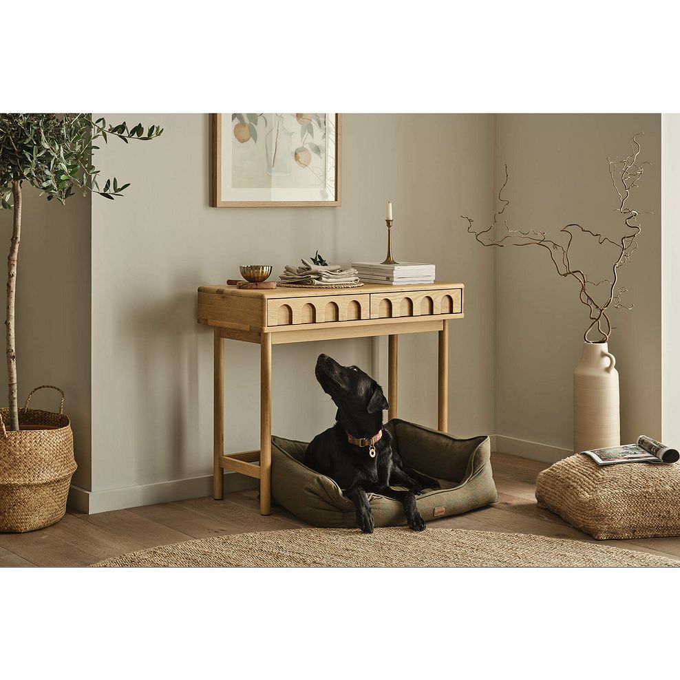 Belgrave Solid Natural Oak Console Table 1