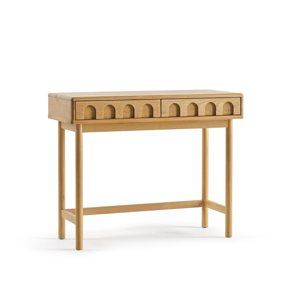 Belgrave Solid Natural Oak Console Table 4