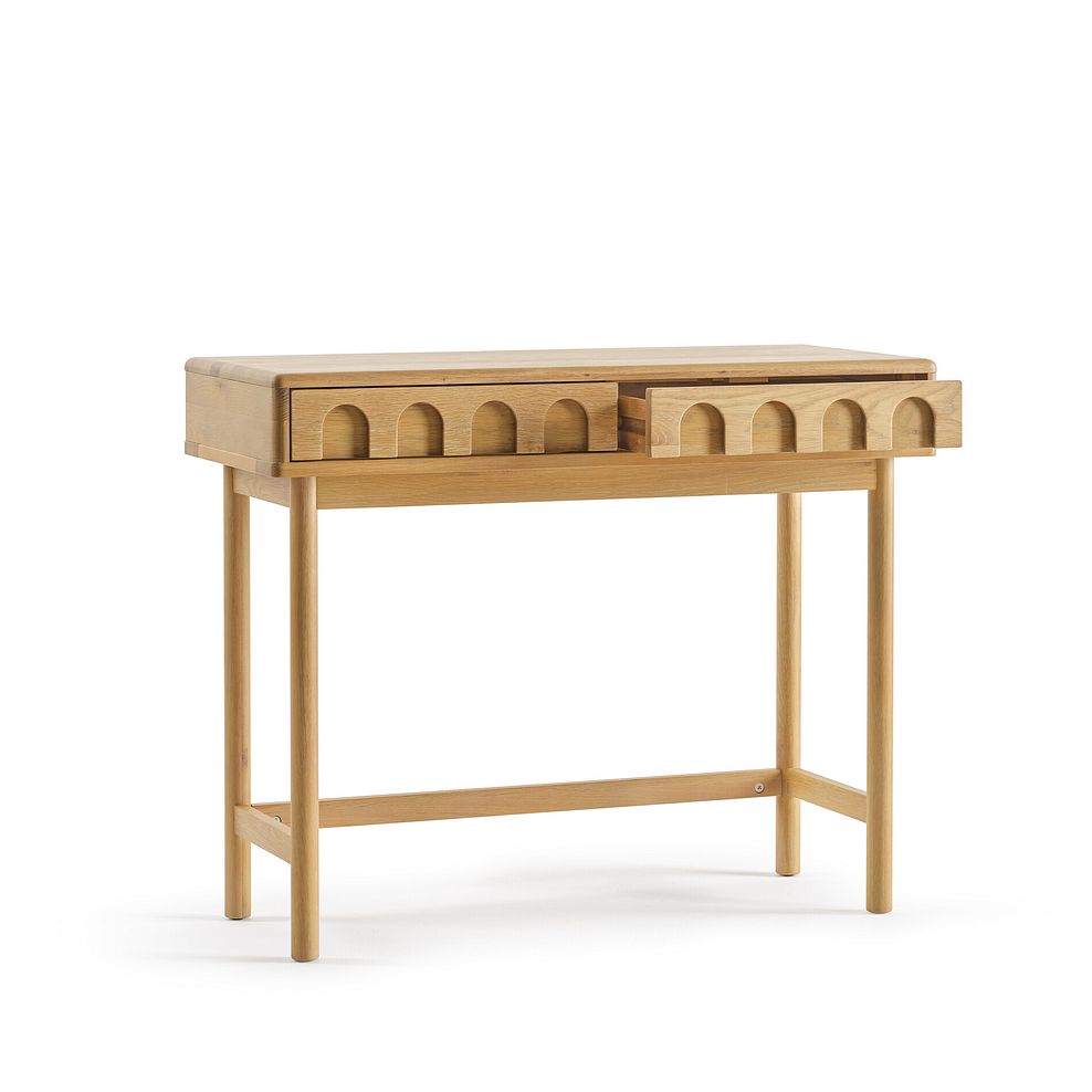 Belgrave Solid Natural Oak Console Table 5