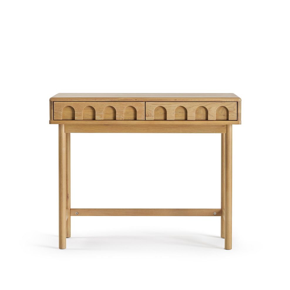 Belgrave Solid Natural Oak Console Table 6