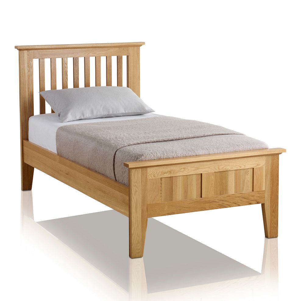 Bevel Solid Oak 3ft Single Bed 3