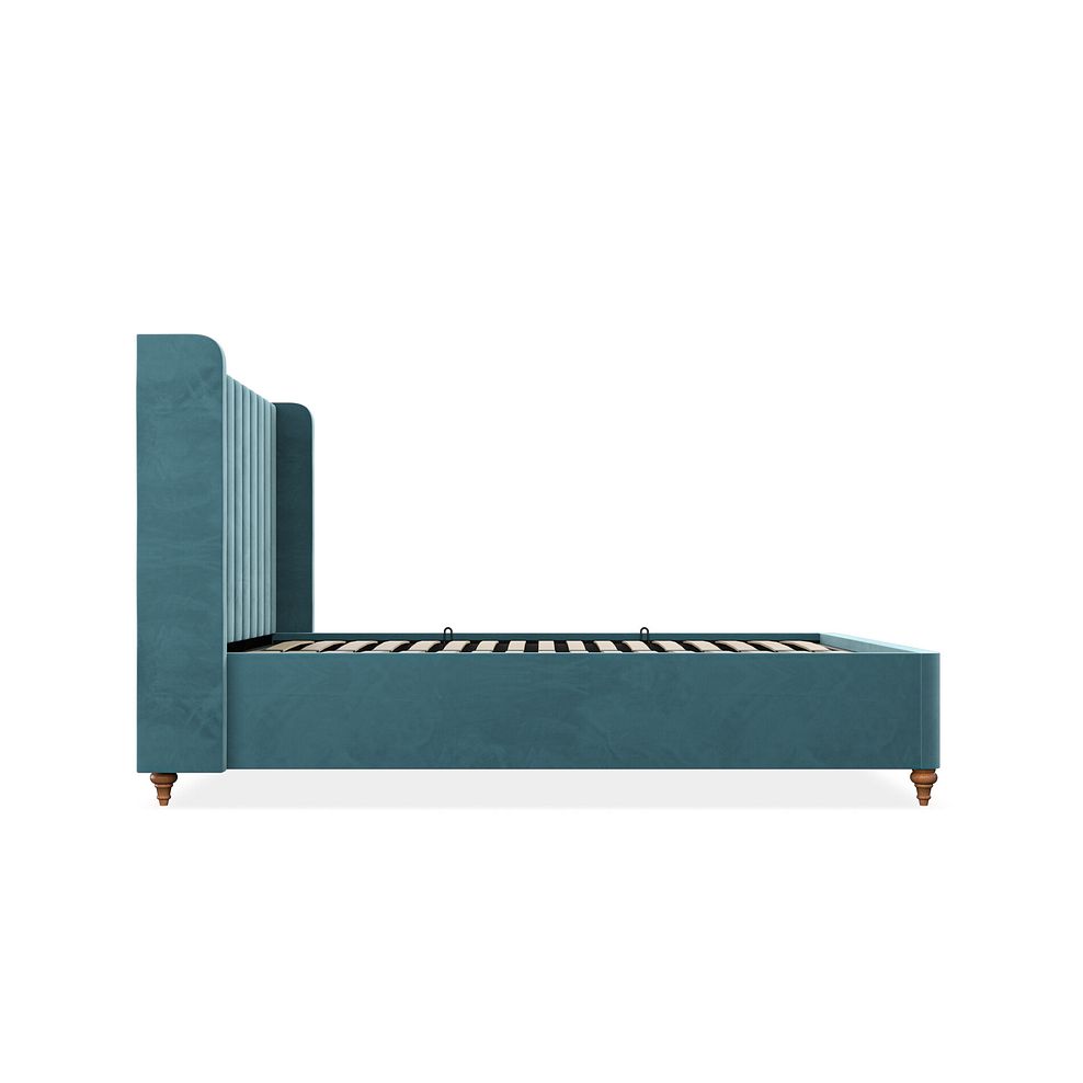 Bloomsbury Double Ottoman Storage Bed in Sunningdale Kingfisher Fabric 5