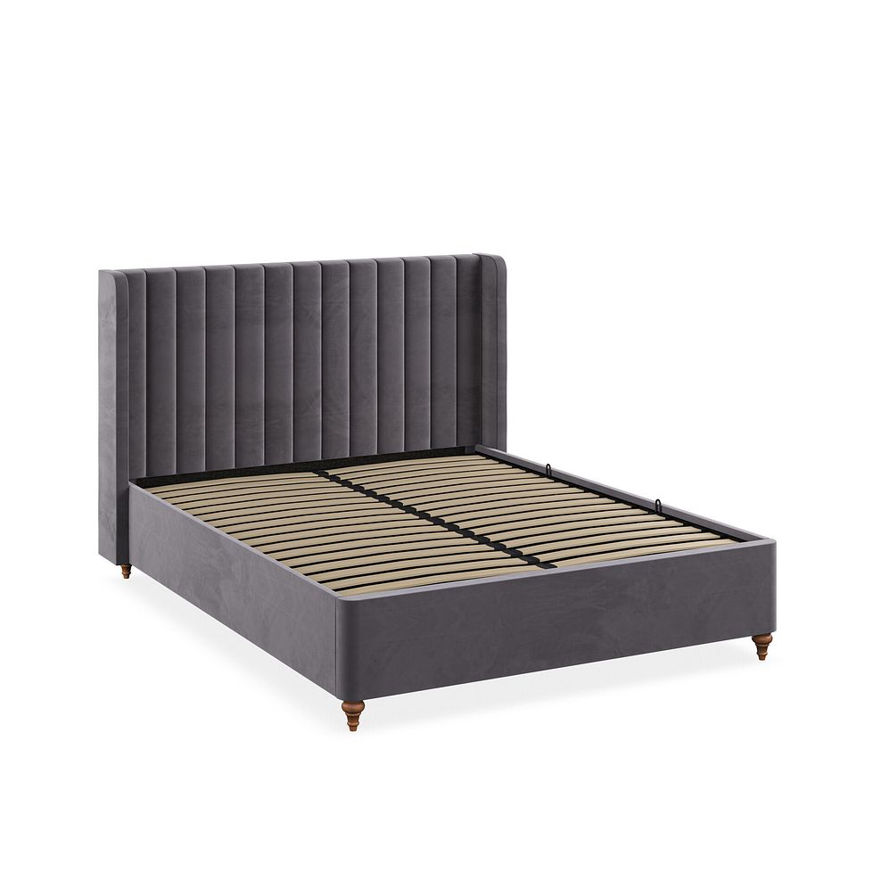 Bloomsbury King-size Ottoman Storage Bed in Sunningdale Granite Fabric 2