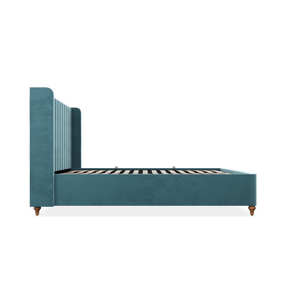Bloomsbury King-size Ottoman Storage Bed in Sunningdale Kingfisher Fabric 9