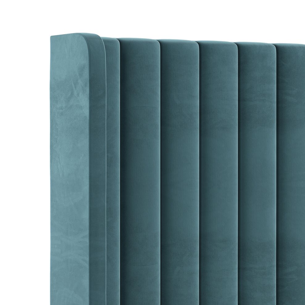 Bloomsbury King-size Ottoman Storage Bed in Sunningdale Kingfisher Fabric 11