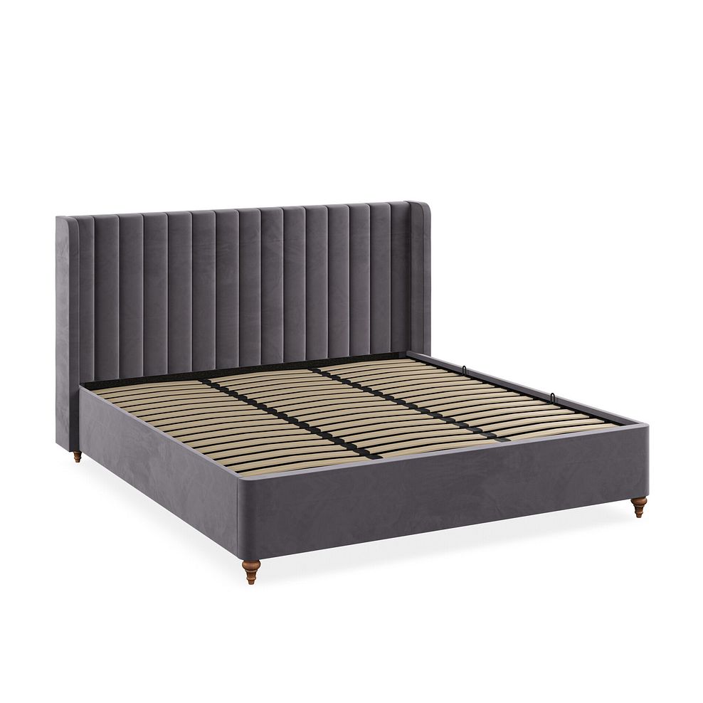Bloomsbury Super King-size Ottoman Storage Bed in Sunningdale Granite Fabric 2
