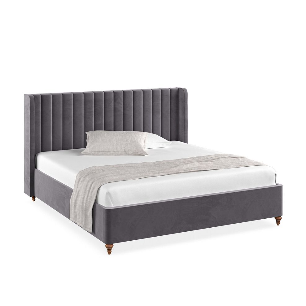 Bloomsbury Super King-size Ottoman Storage Bed in Sunningdale Granite Fabric 1