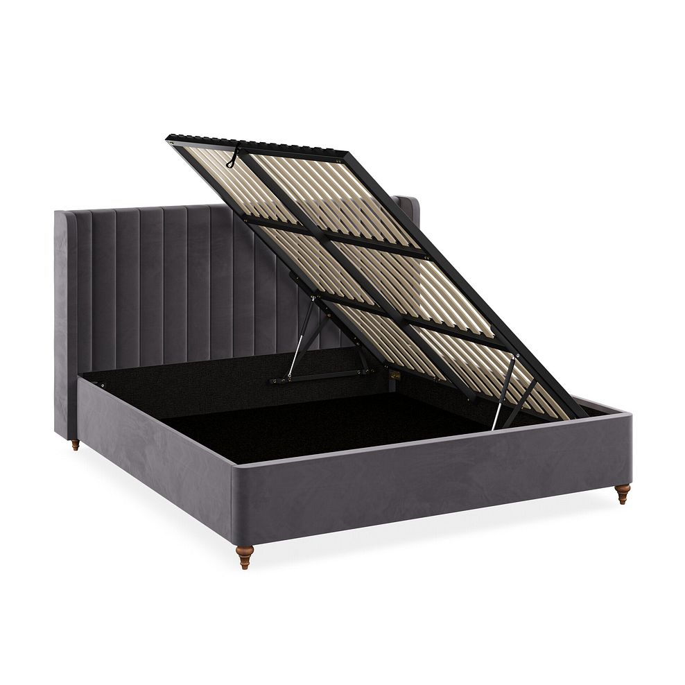 Bloomsbury Super King-size Ottoman Storage Bed in Sunningdale Granite Fabric 3